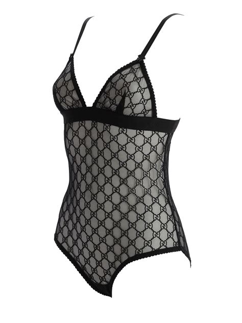 gucci mesh bodysuit|gucci thong underwear.